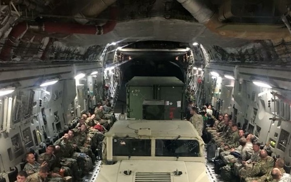 Kentucky Guardsmen deploy in support of hurricane relief