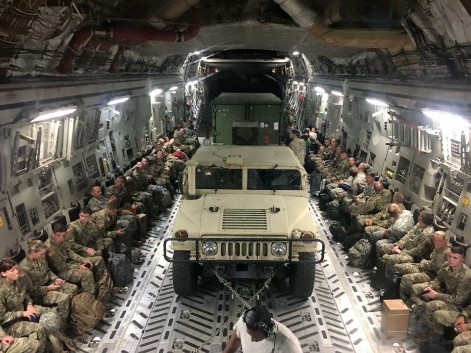 Kentucky Guardsmen deploy in support of hurricane relief