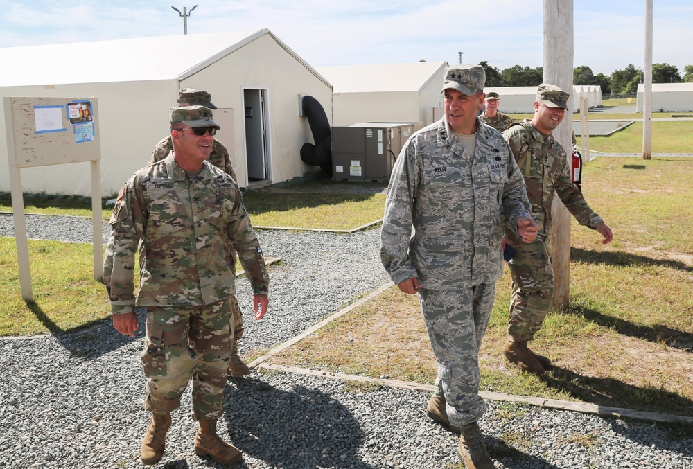 The Adjutant General, Massachusetts National Guard visits RC18