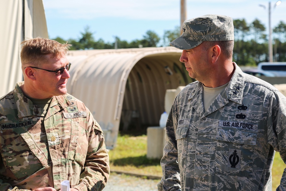 The Adjutant General, Massachusetts National Guard visits RC18