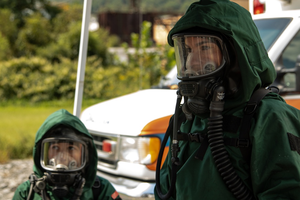 West Virginia and Massachusetts National Guard CERFP ExEval