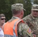 Maj. Gen. Livingston Visits Troops, EMD and 501 Highway Sandbag Mission