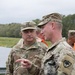 Maj. Gen. Livingston Visits Troops, EMD and 501 Highway Sandbag Mission