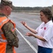 Maj. Gen. Livingston Visits Troops, EMD and 501 Highway Sandbag Mission