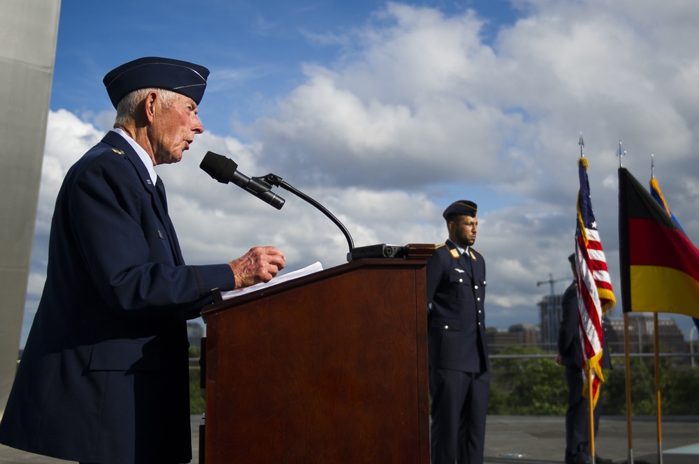 Berlin Airlift commemoration ceremony at the Air Force Memorial