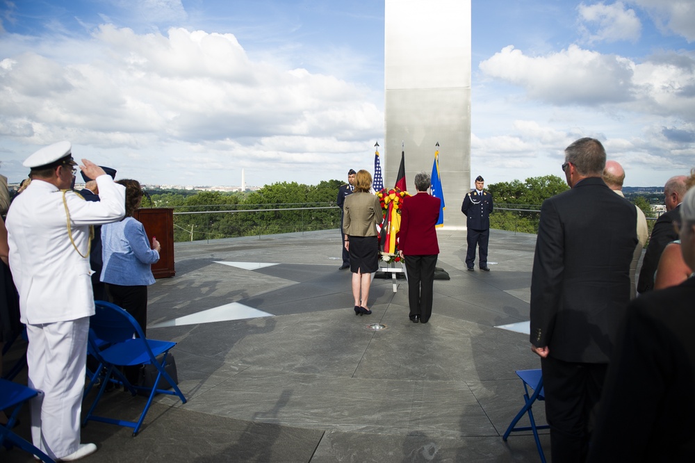 Berlin Airlift commemoration ceremony at the Air Force Memorial