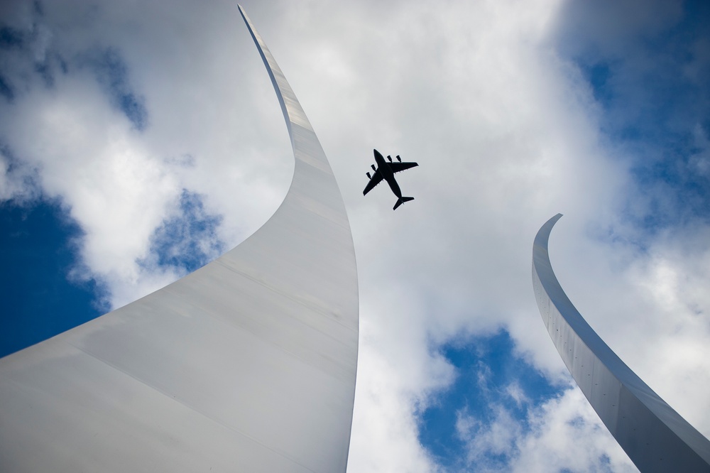 Berlin Airlift commemoration ceremony at the Air Force Memorial