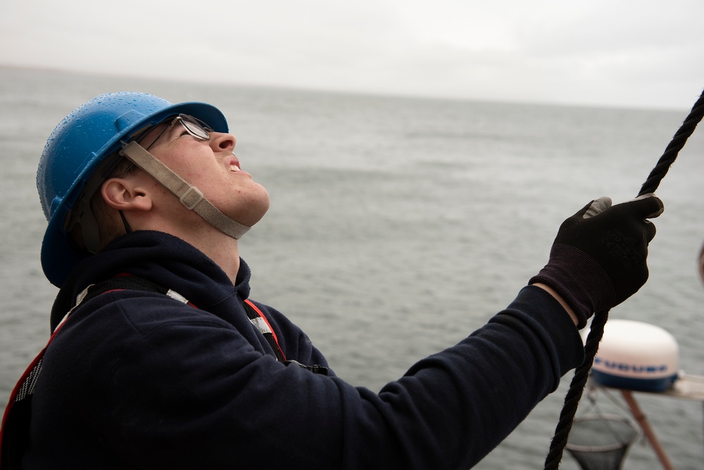 Coast Guard Cutter Healy conducts Arctic patrol in support of the Office of Naval Research