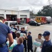 Coast Guard personnel distribute bottled water