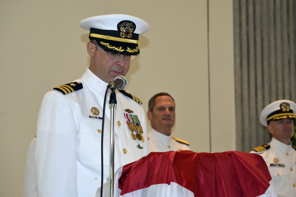 USS Rhode Island Holds Change of Command and Crew Split Ceremony