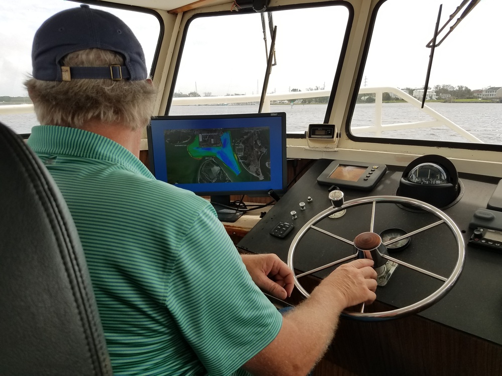 Corps survey vessels have begun assessments of impacted federal ports in North Carolina
