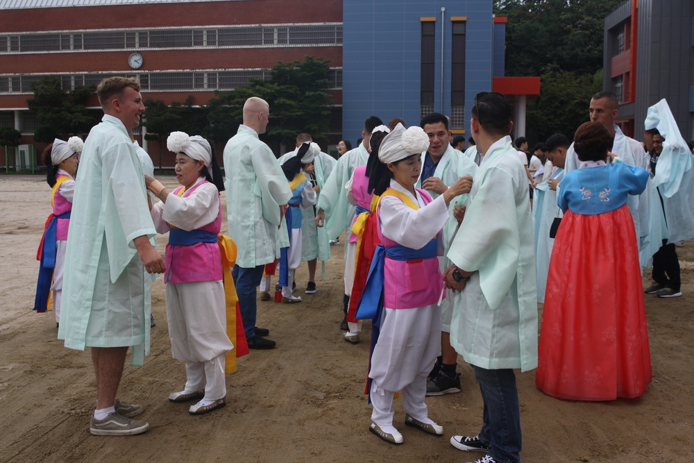 Marines Participate in Poeun Cultural Festival in South Korea