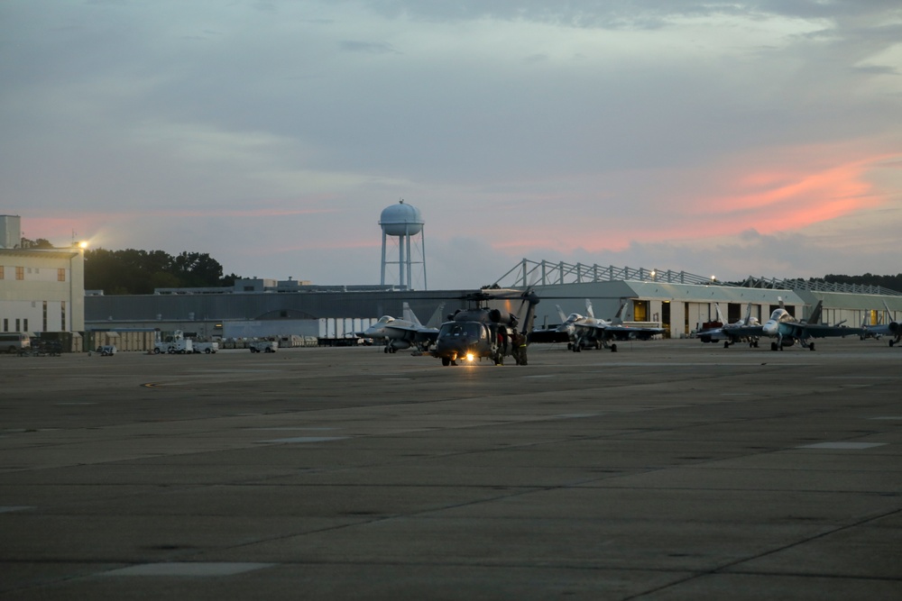 Alaska Guardsmen conduct rescue operations in North Carolina