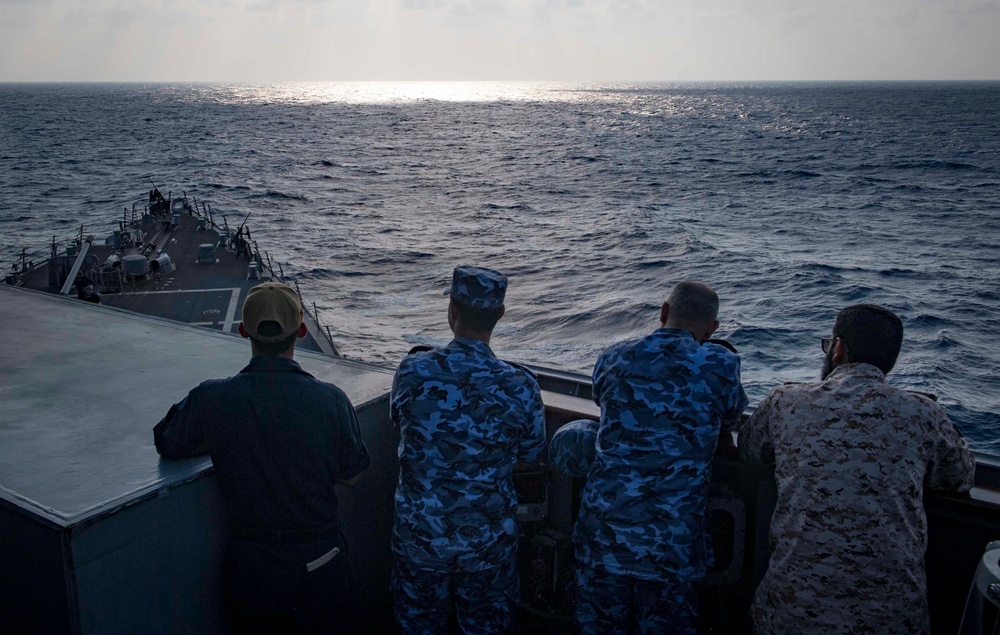 USS Carney Participates in Exercise Bright Star 2018