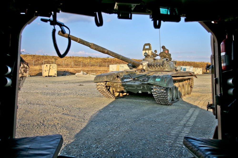 U.S. and Bulgarian Tank Exercise