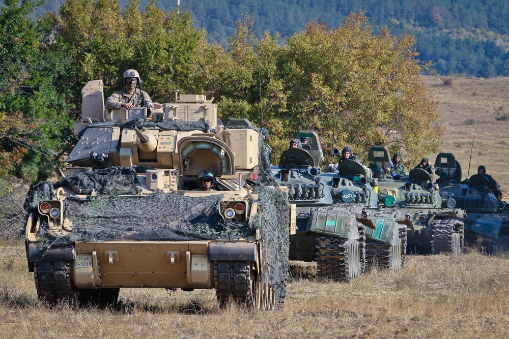 U.S. and Bulgarian Tank Exercise