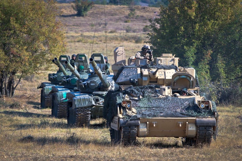 U.S. and Bulgarian Tank Exercise