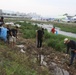 Marines Help Community in South Korea: Cleaning with Marines
