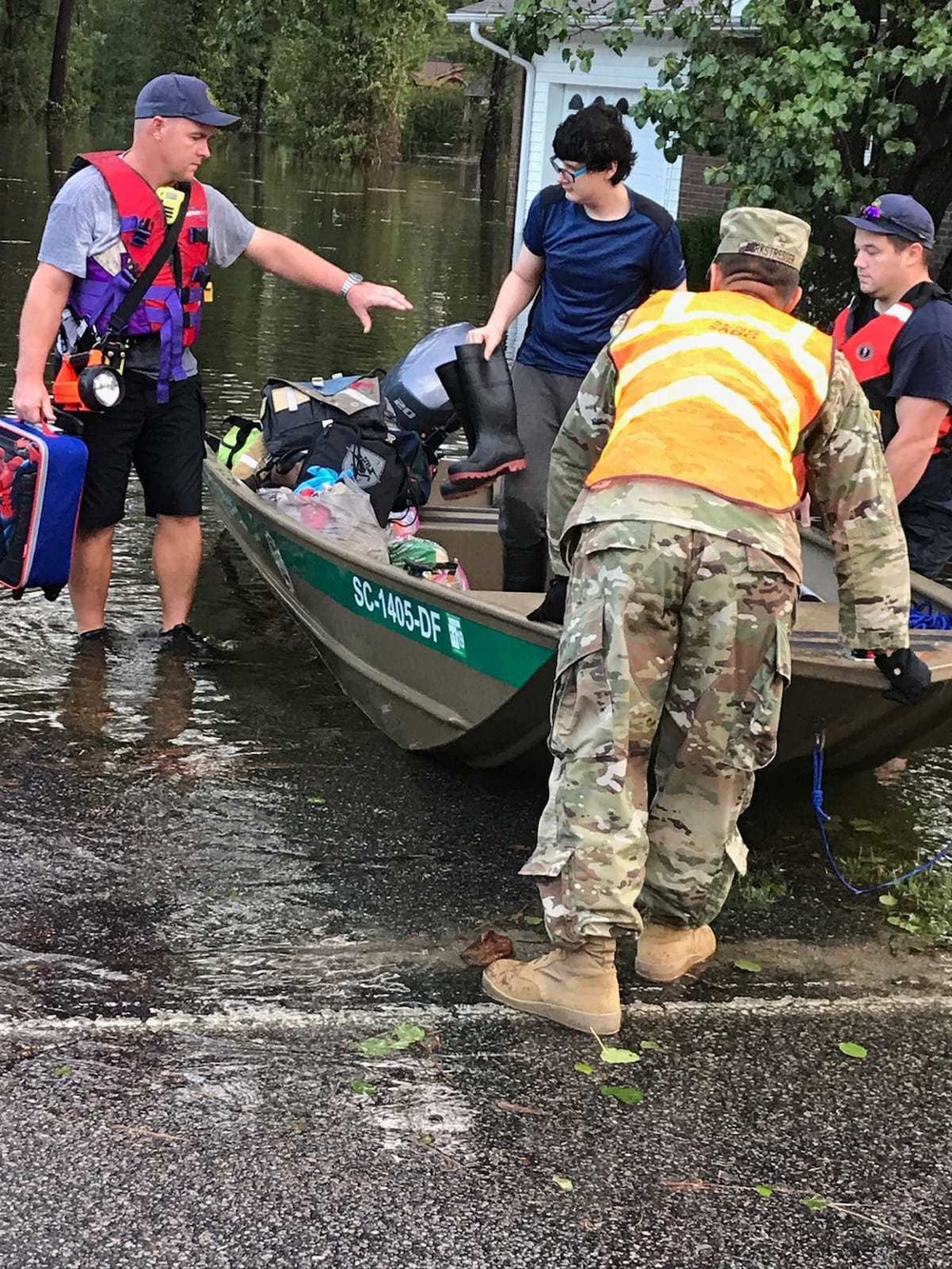 South Carolina National Guard responds to Hurricane Florence