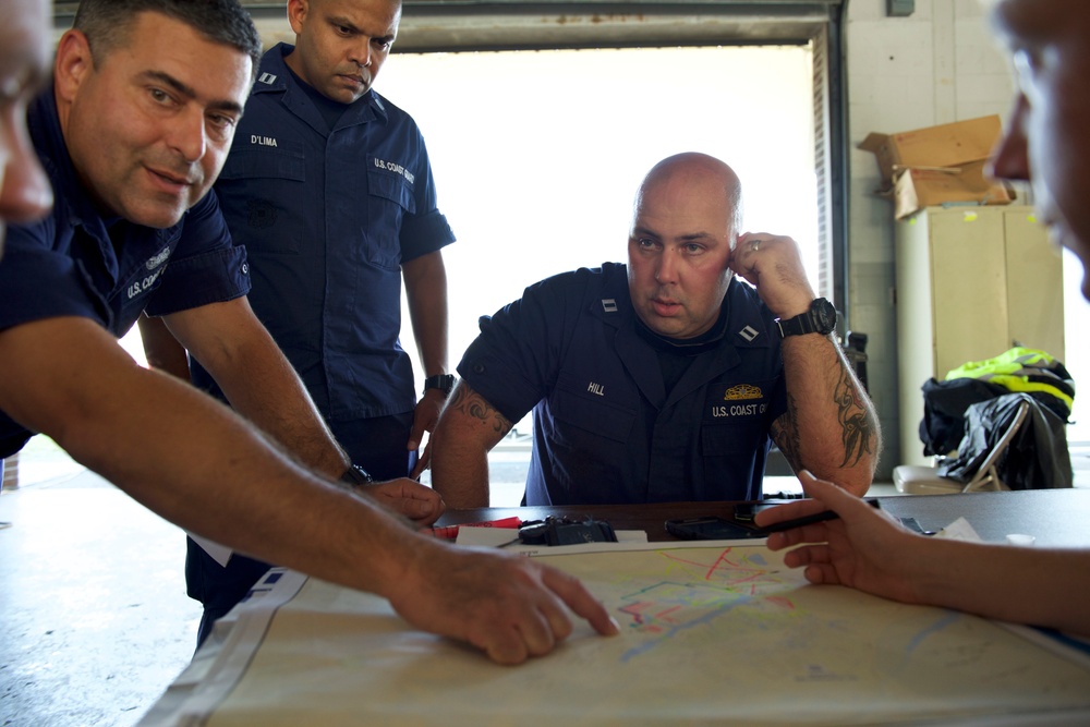 Coast Guard responds to Hurricane Florence in Brunswick County, North Carolina