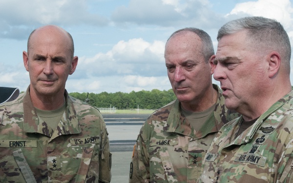 Army chief, North Carolina TAG discuss Florence relief