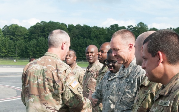 Army chief, North Carolina TAG discuss Florence relief