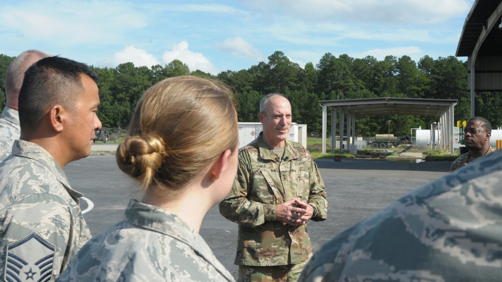 Army chief, North Carolina TAG discuss Florence relief