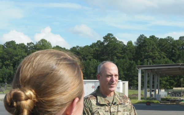 Army chief, North Carolina TAG discuss Florence relief