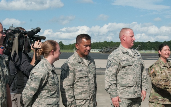 Army chief, North Carolina TAG discuss Florence relief
