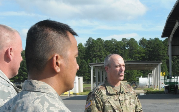 Army chief, North Carolina TAG discuss Florence relief