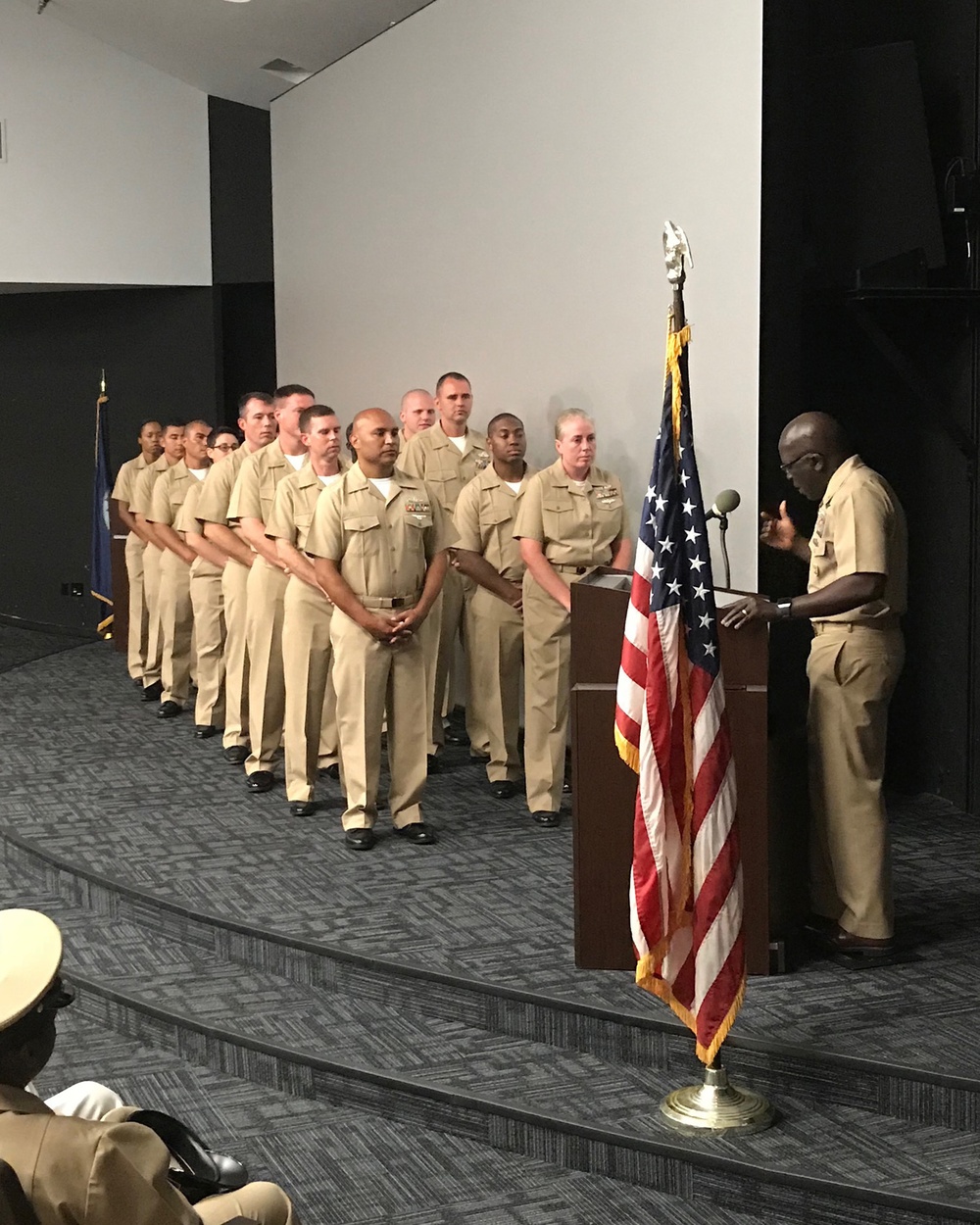 TSC San Diego Holds Chief Pinning Ceremony