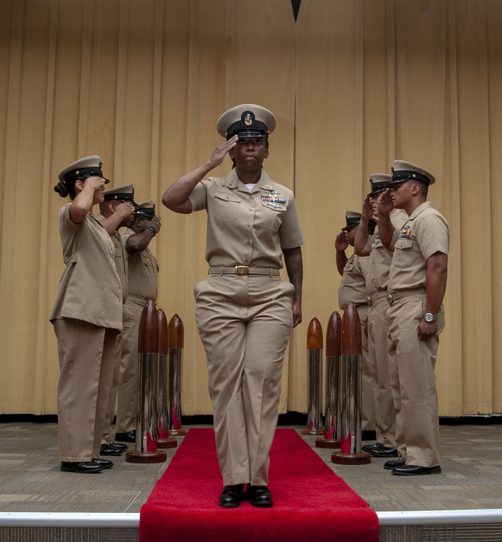 JBSA Pins 16 to Chief Petty Officer