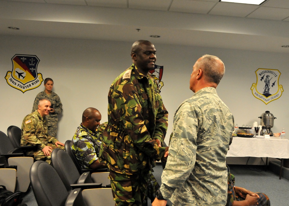 104th Fighter Wing Hosts Kenyan Officials on Operations Tour
