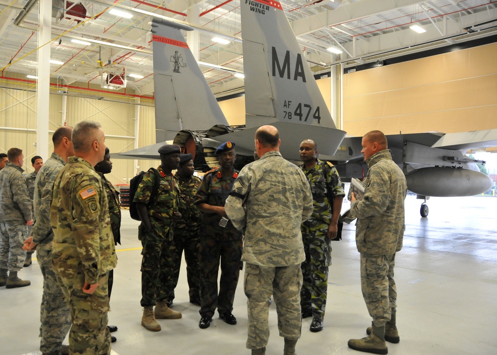 104th Fighter Wing Hosts Kenyan Officials on Operations Tour