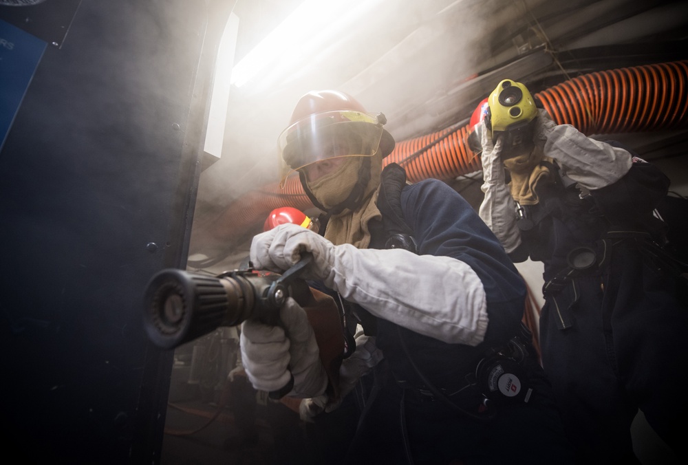 USS Makin Island Damage Control Training