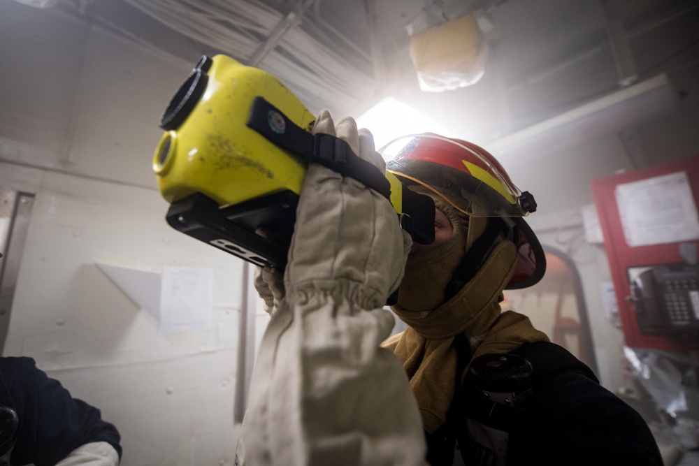 USS Makin Island Damage Control Training