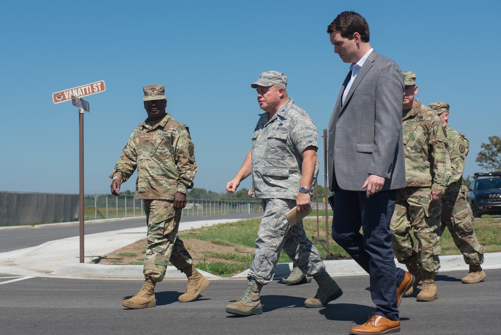 181st IW hosts U.S. Sen. Donnelly for base tou