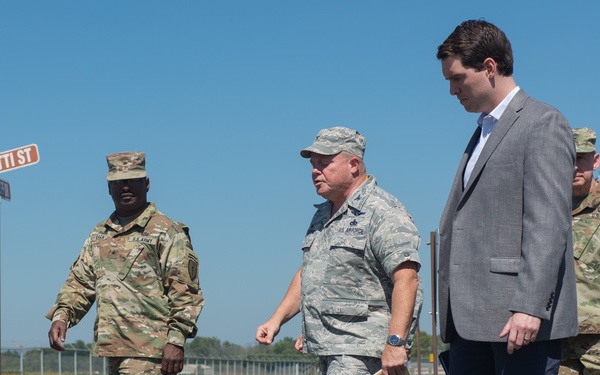 181st IW hosts U.S. Sen. Donnelly for base tou