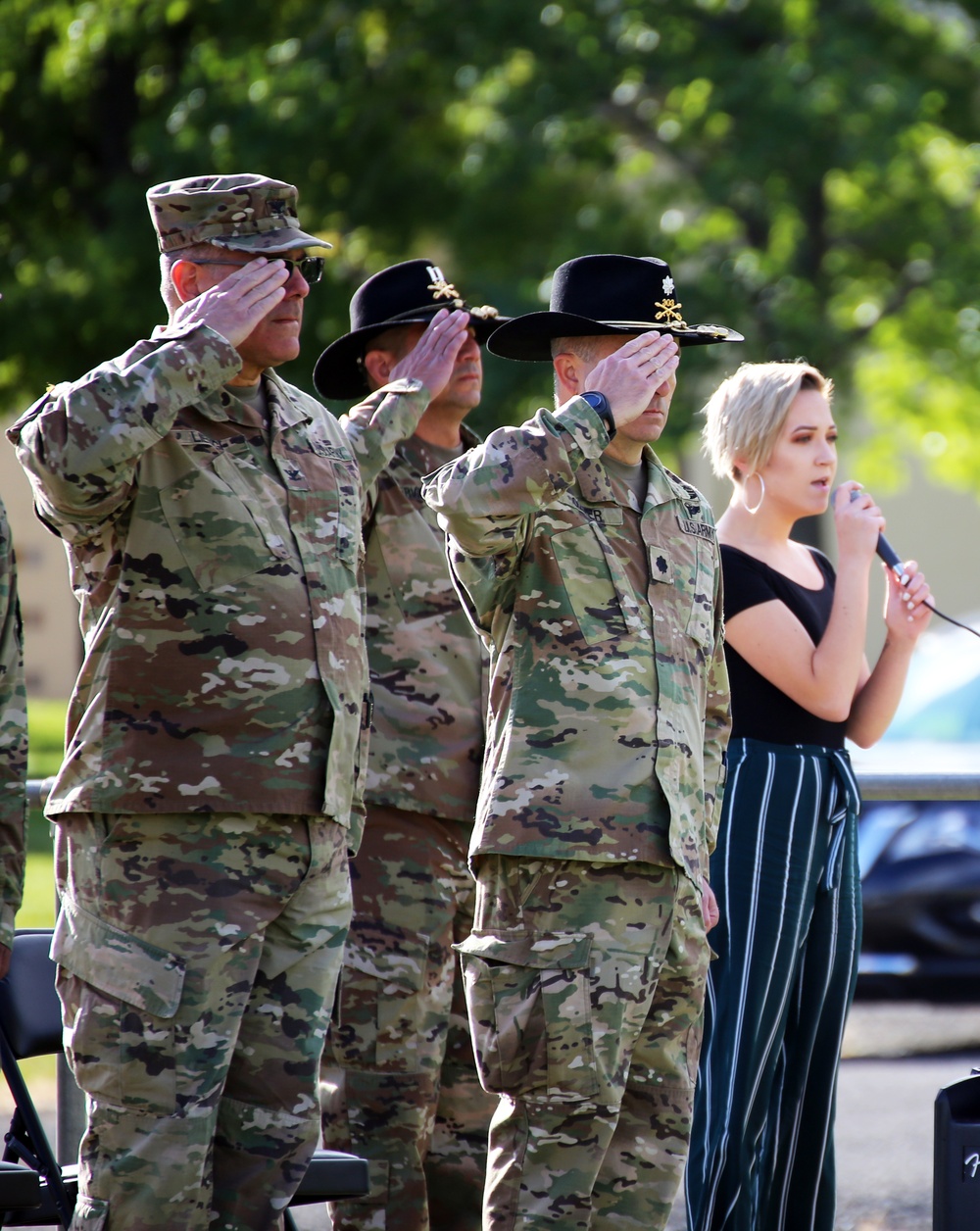 1st Squadron, 303rd Cavalry Regiment change of command