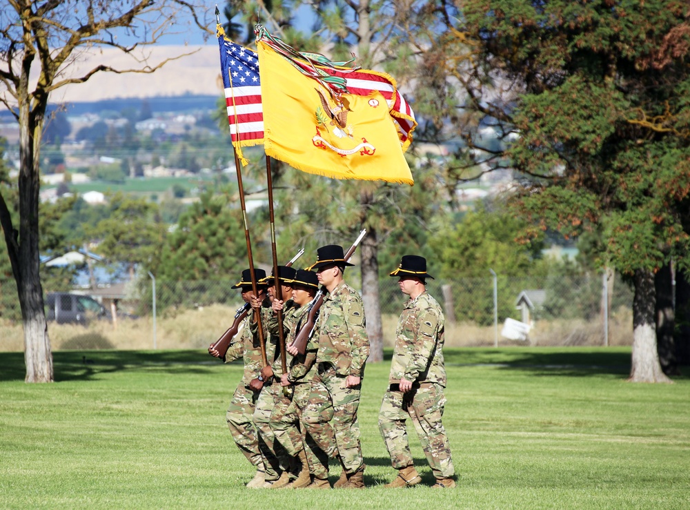 1st Squadron, 303rd Cavalry Regiment change of command