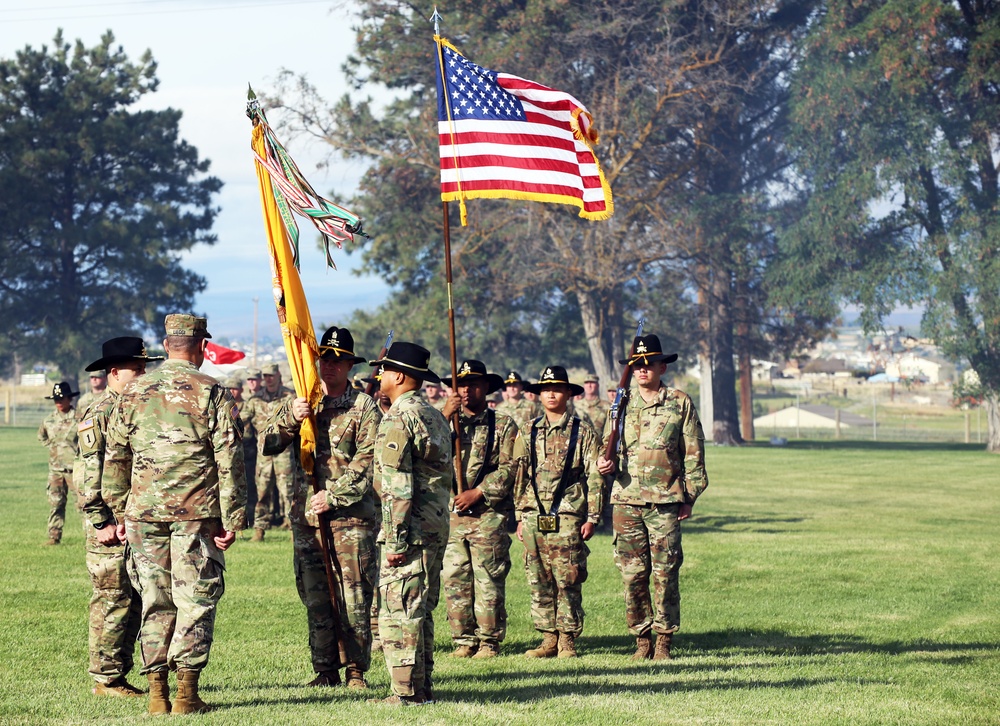 1st Squadron, 303rd Cavalry Regiment change of command