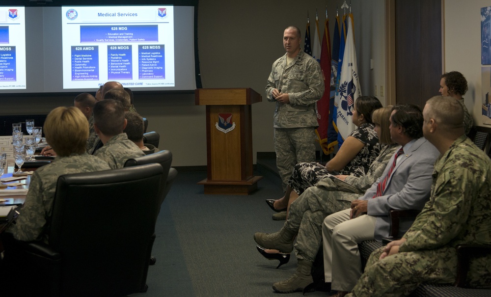 DoD, Air Force medical leaders visit JB Charleston