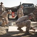 Marines set up for a demolition range