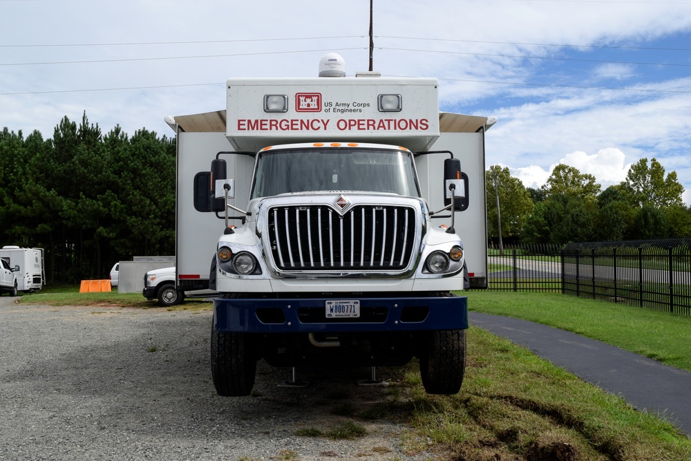 USACE D-TOS arrives at state emergency operations center in Raleigh, NC