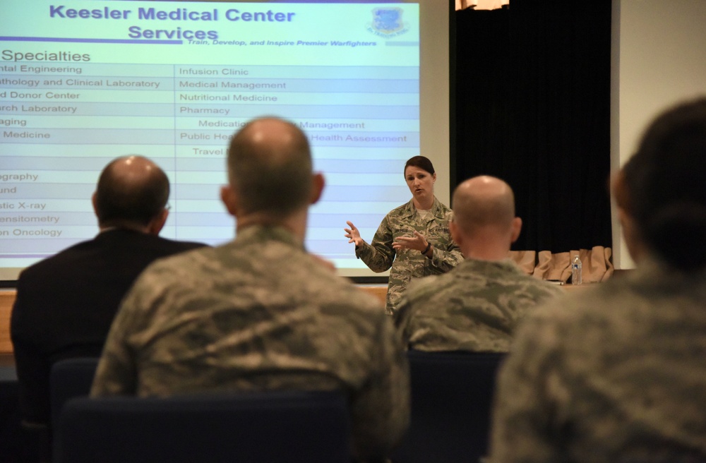 Air Force leadership visits Keesler Medical Center