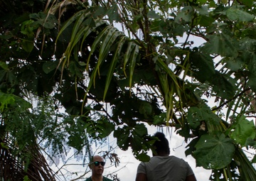 Marine Aircraft Group 12 cleans Agat beach where Marines landed 74 years ago