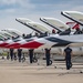 U.S. Air Force Thunderbirds perform at the Chicago Air and Water Show