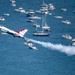 U.S. Air Force Thunderbirds perform at the Chicago Air and Water Show