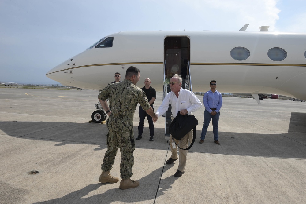 Congressman Rodney Frelinghuysen visits Naval Air Station Sigonella.
