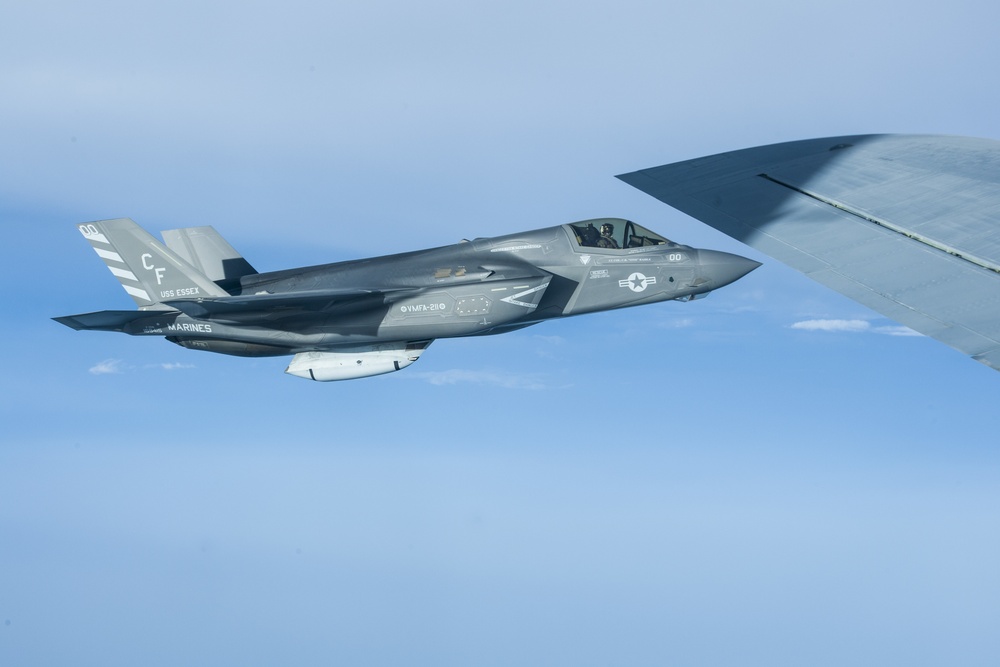 DVIDS - Images - U.S. Marine Corps F-35B Lightning II Aerial Refuel ...